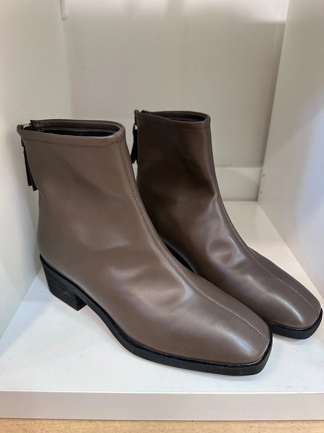 An image of a   1160 Zip-Up Ankle Boots by  Mirra Masa