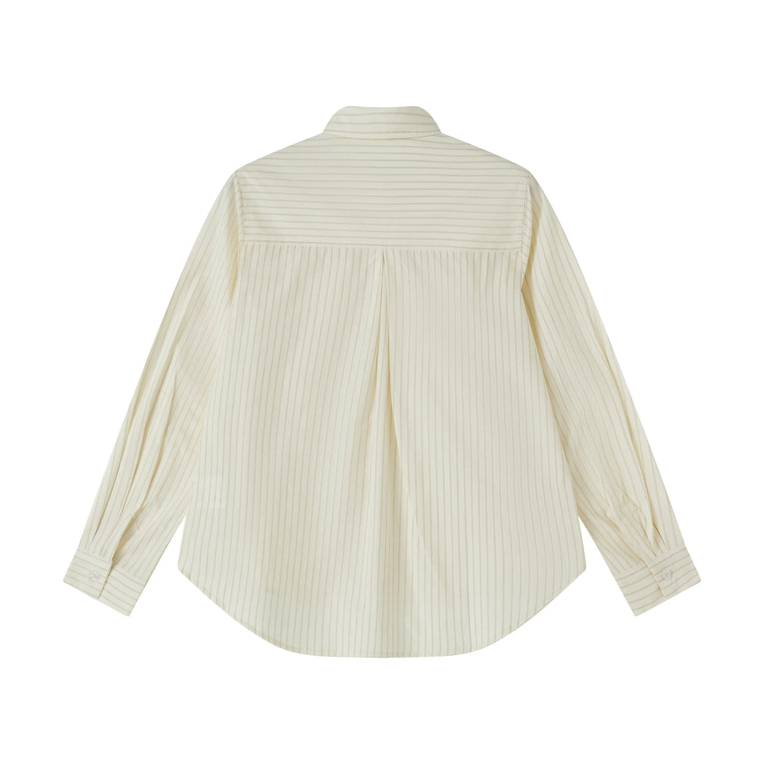 An image of a   1315C Essential Stripe Shirt by  Mirra Masa