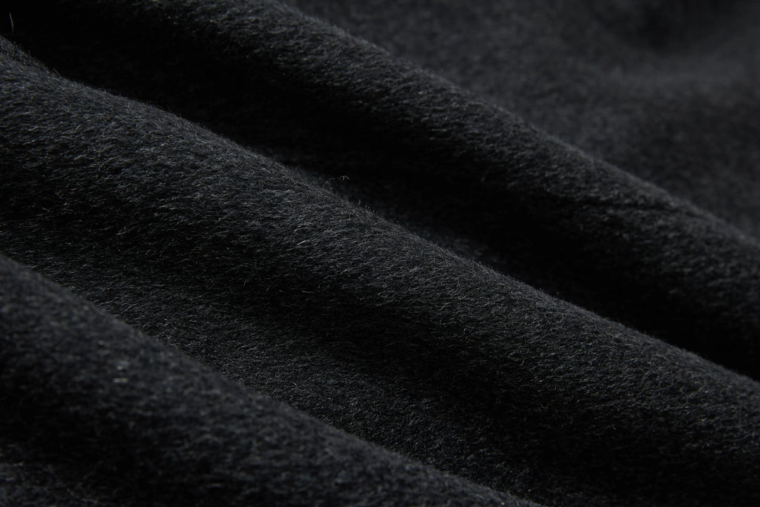 An image of a   1334D Long Wool Coat by  Mirra Masa