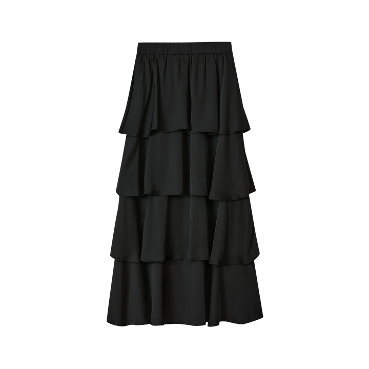 An image of a   1411Q Tiered Skirt by  Mirra Masa
