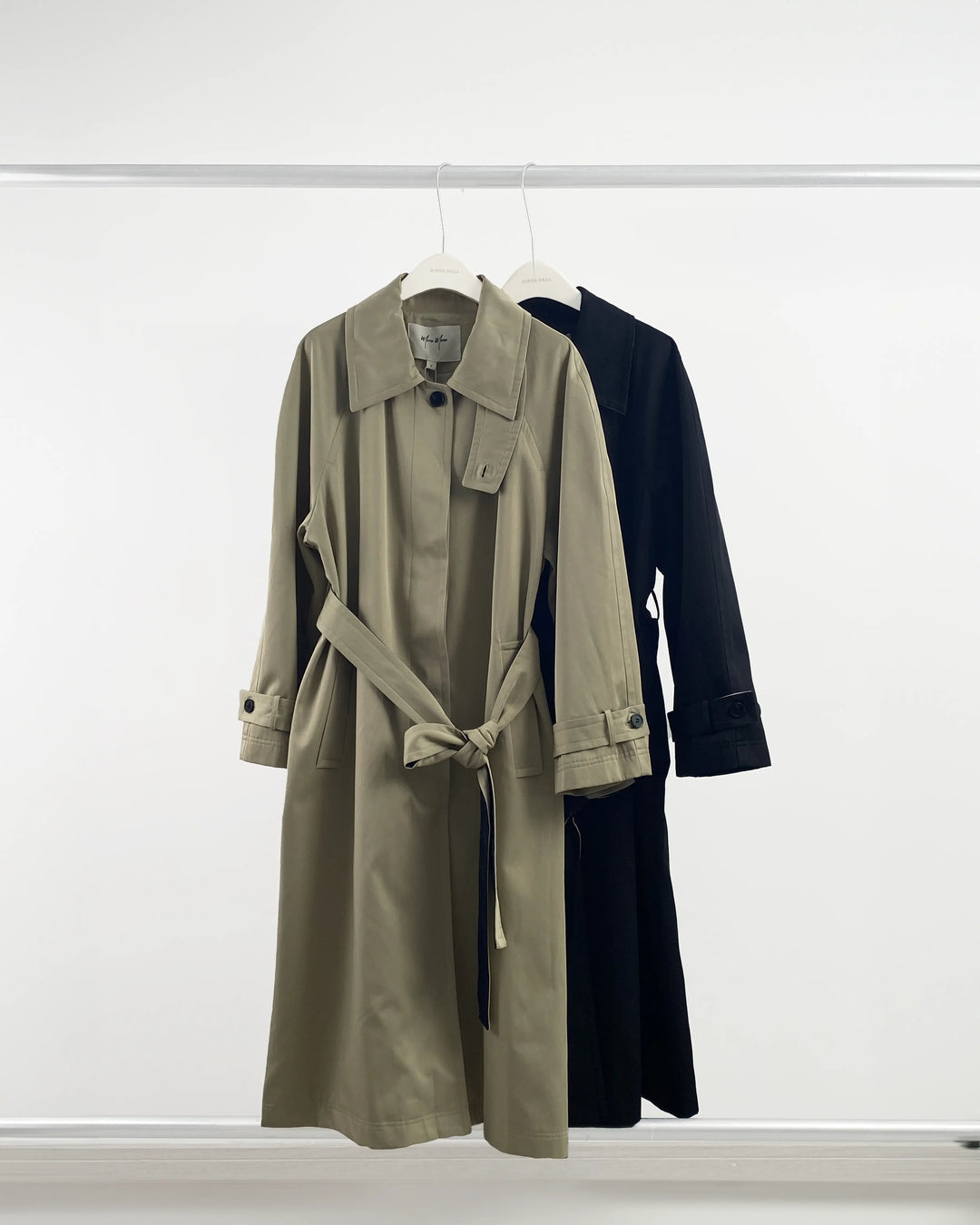 An image of a   15856 Classic Trench Coat by  Mirra Masa