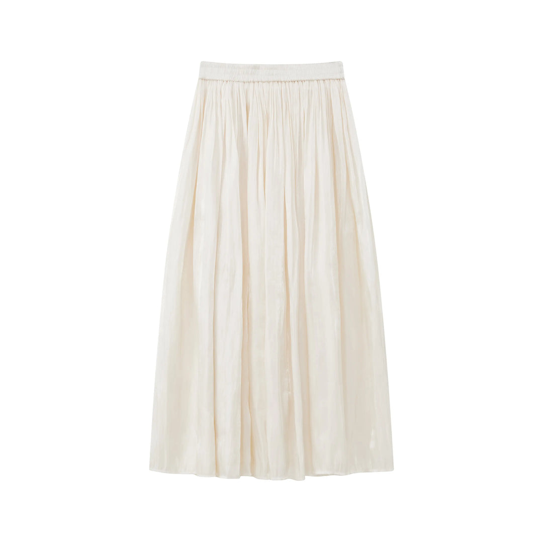 An image of a   16839 Silky Pleated Skirt by  Mirra Masa