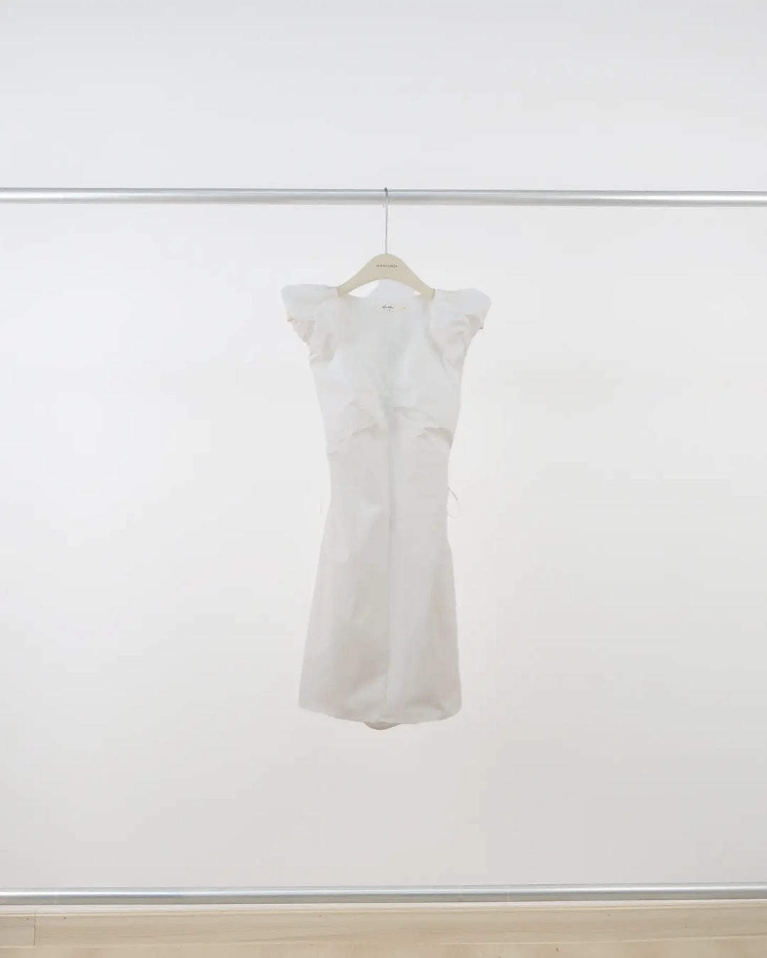 An image of a  White-One-Size 19659 Short Dress by  Mirra Masa
