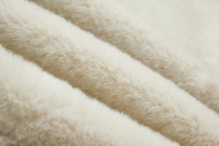 An image of a   1994Q Faux Fur Long Coat by  Mirra Masa