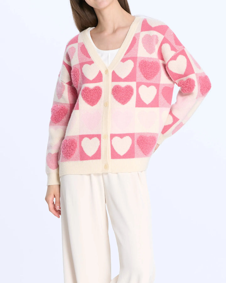 An image of a   1M01 Hearty Cardigan by  Mirra Masa