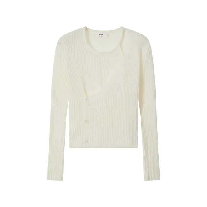 An image of a   20242 Layered Knit Top by  Mirra Masa