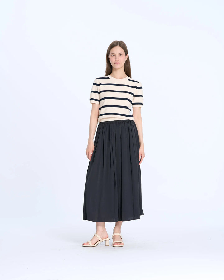 An image of a   25175 Basic Stripe T-Shirt by  Mirra Masa