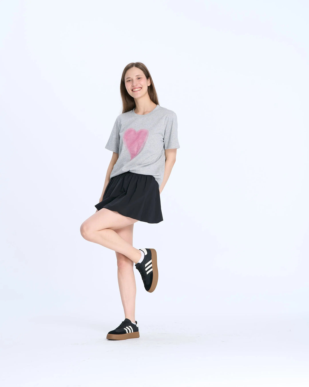 An image of a   25882 Tulle Heart T-Shirt by  Mirra Masa