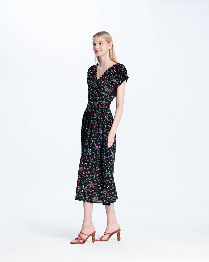 An image of a   26015 Floral Dress by  Mirra Masa