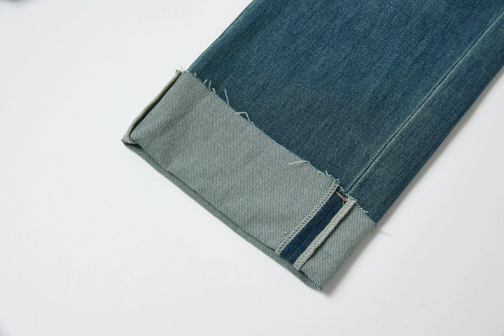 An image of a   2824Q Rolled-Cuff Denim Jeans by  Mirra Masa