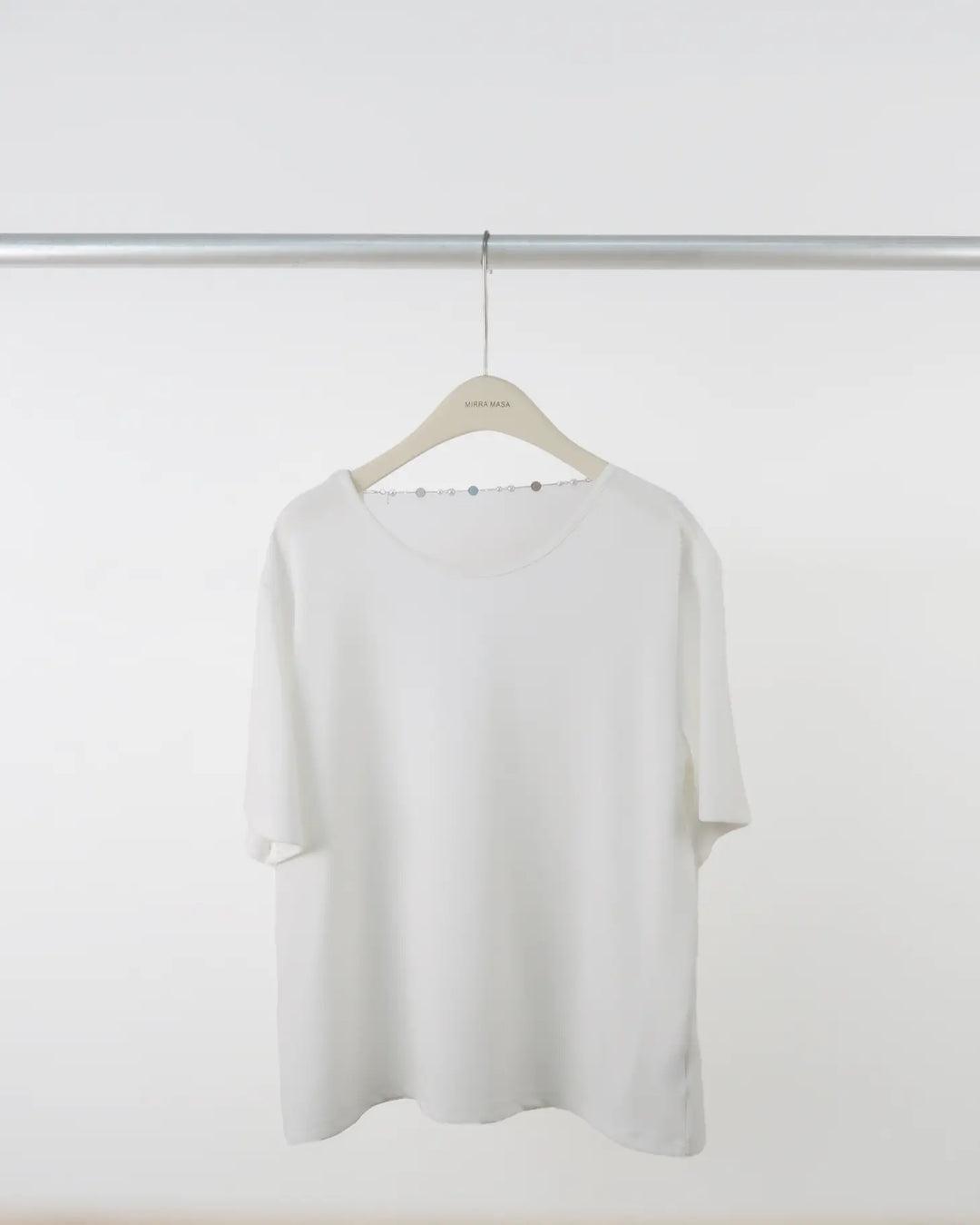 An image of a  White-One-Size 28502 T-Shirt by  Mirra Masa