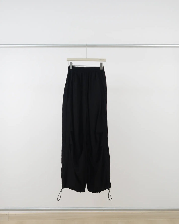 An image of a  Black-Medium 28580 Cargo Pants by  Mirra Masa