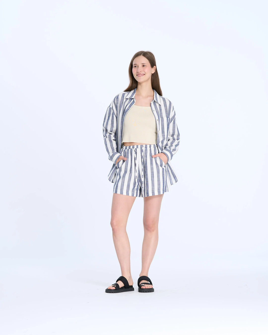 An image of a   28607 Striped Shirt by  Mirra Masa