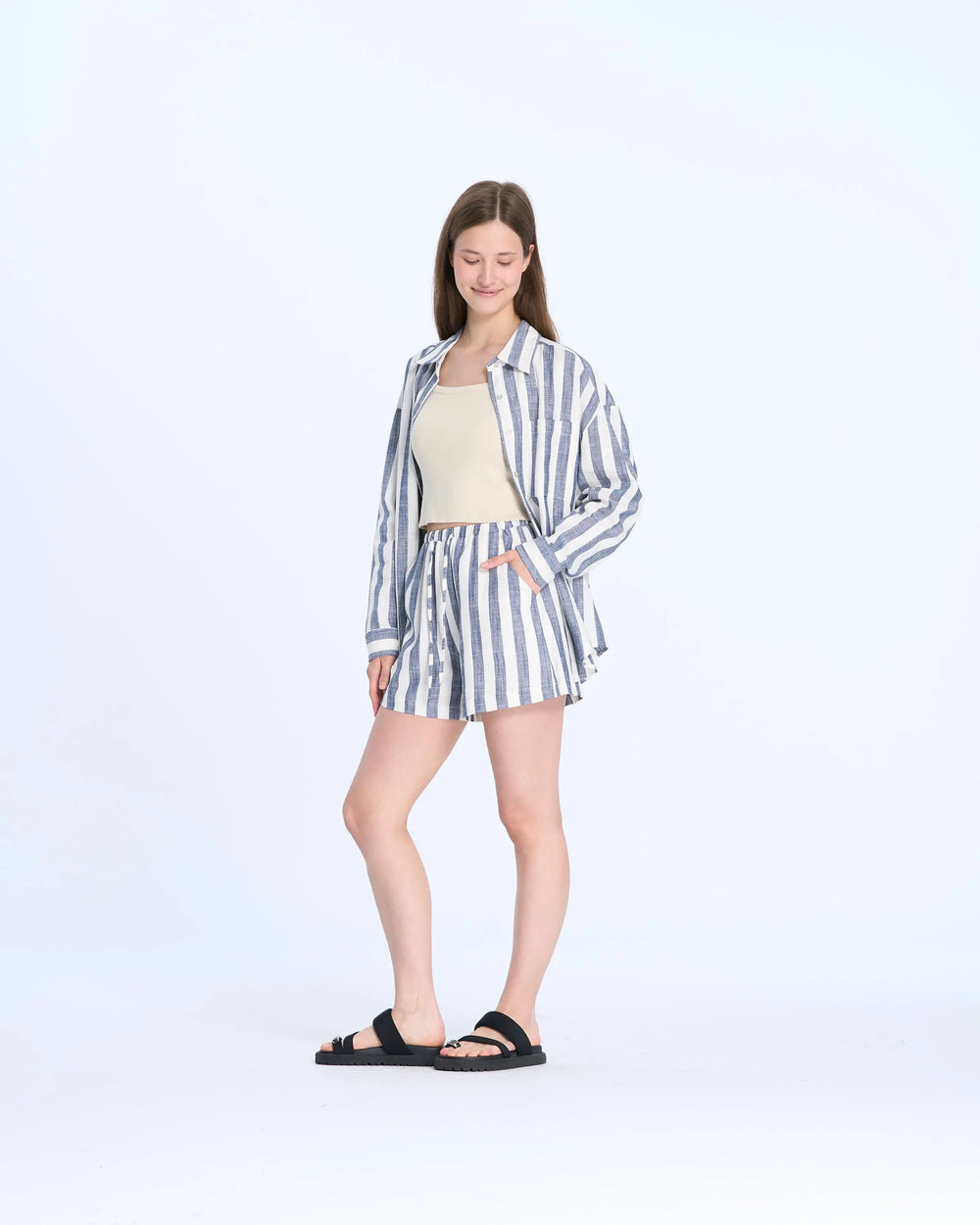 An image of a   28607 Striped Shirt by  Mirra Masa