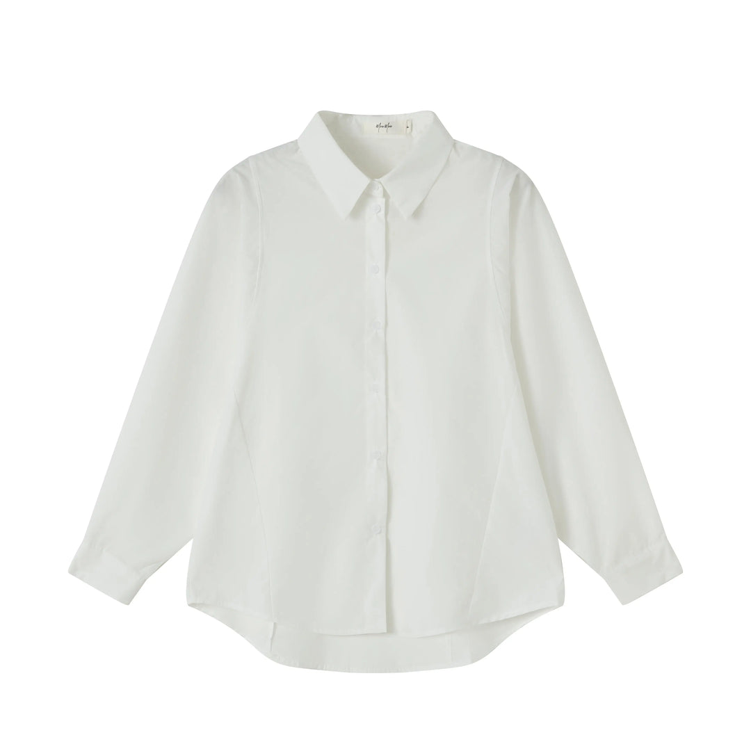 An image of a  White 2885C Essential Shirt by  Mirra Masa