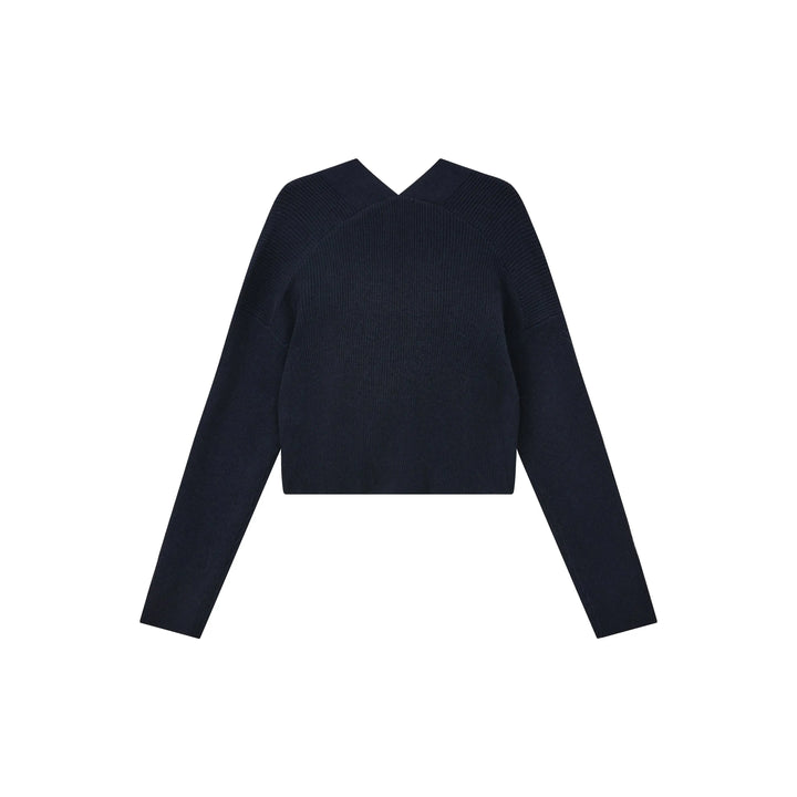 An image of a   3034Q Minimalist Cropped Cardigan by  Mirra Masa