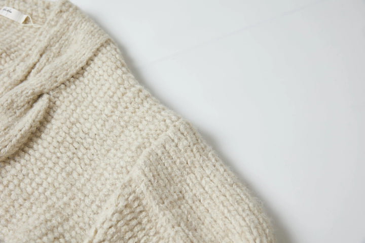 An image of a   3374Q Cable Knit Cardigan by  Mirra Masa