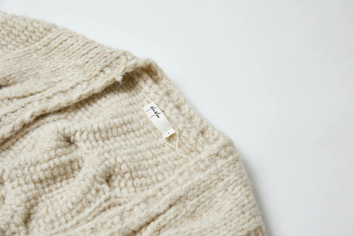 An image of a   3374Q Cable Knit Cardigan by  Mirra Masa