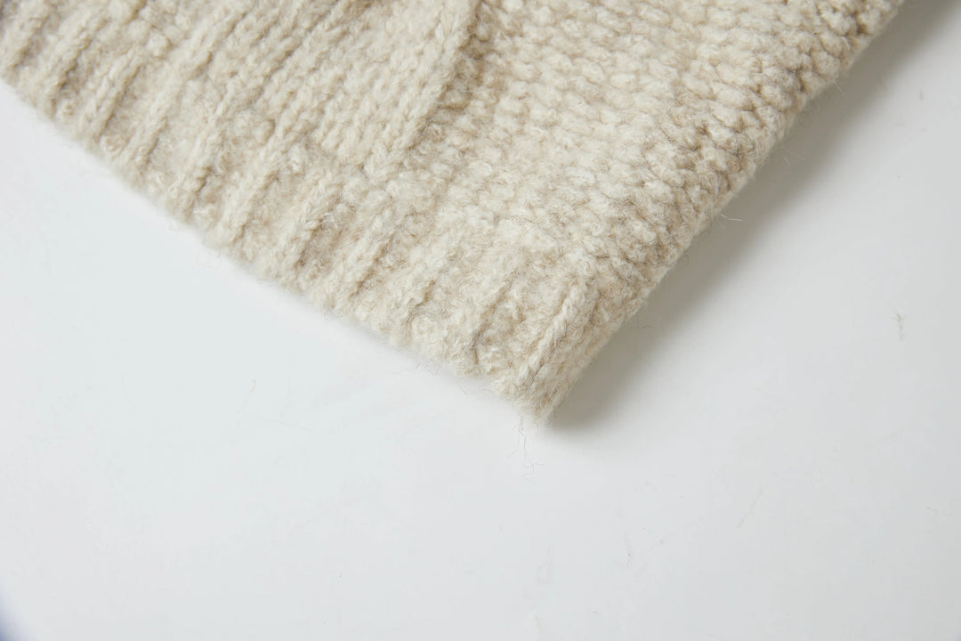 An image of a   3374Q Cable Knit Cardigan by  Mirra Masa