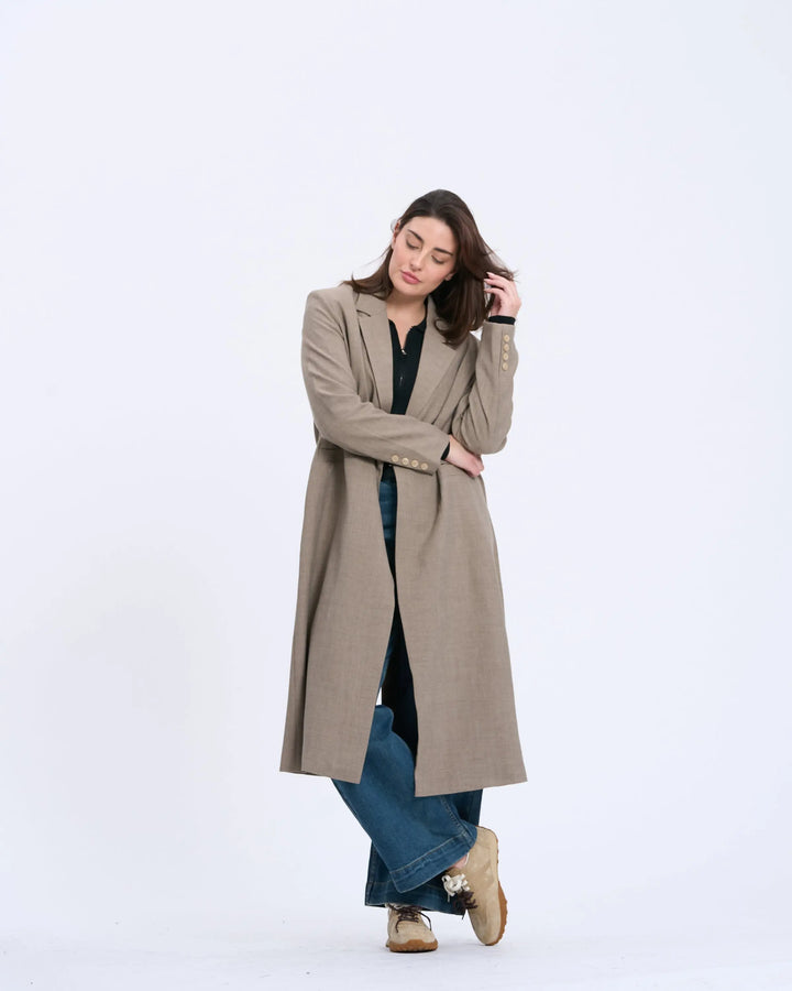 An image of a   3934Q Icon Blazer Trench by  Mirra Masa