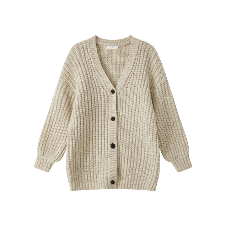 An image of a   4064Q Oversized Comfort Cardigan by  Mirra Masa