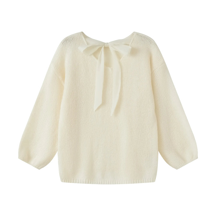 An image of a  Beige-One-Size 4385C Knitwear by  Mirra Masa