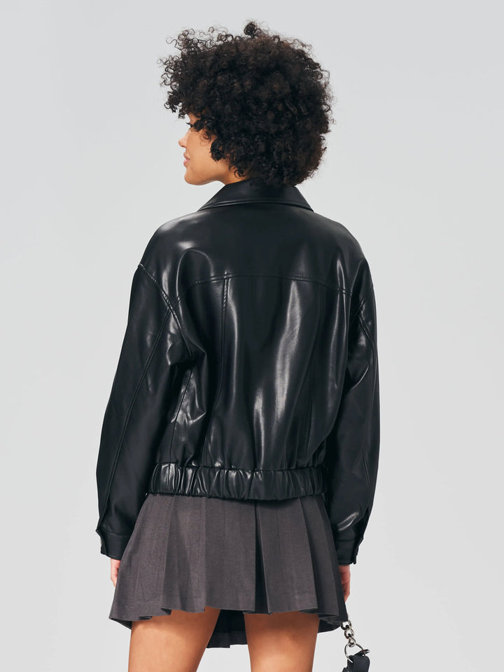 An image of a   48307 Vegan Leather Jacket by  Mirra Masa