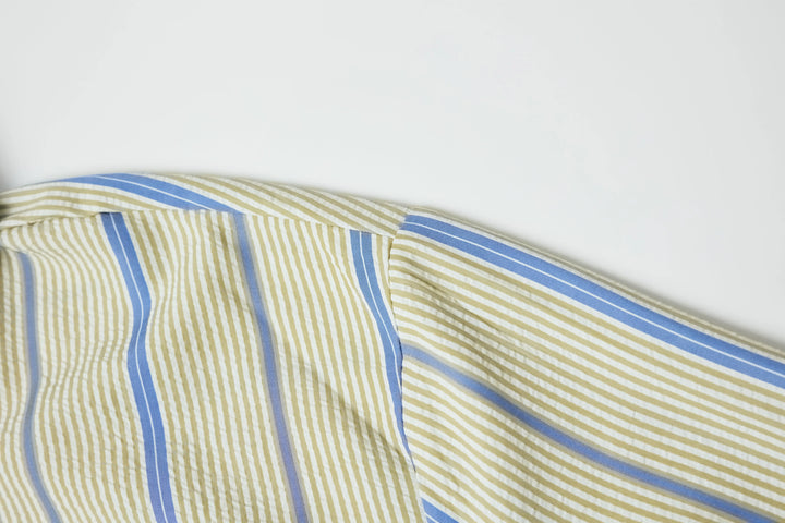 An image of a   4855C Striped Shirt by  Mirra Masa