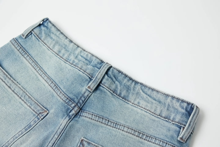 An image of a   4865C Straight Leg Jeans by  Mirra Masa