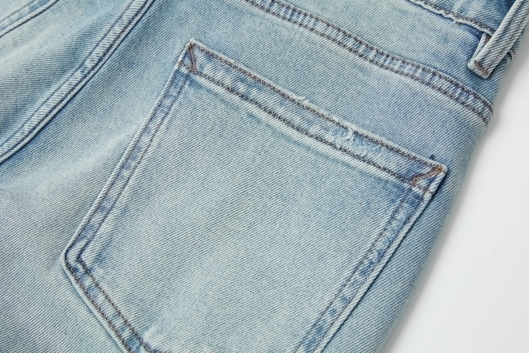 An image of a   4865C Straight Leg Jeans by  Mirra Masa