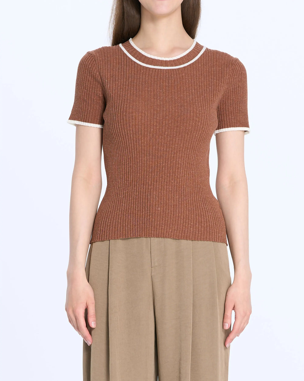 An image of a   55219 Fitted Top by  Mirra Masa