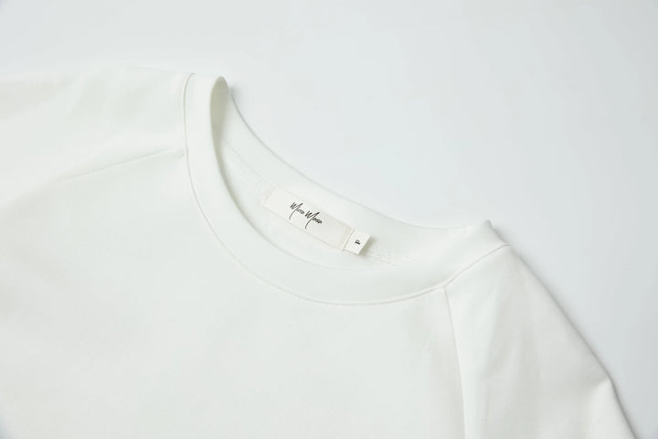 An image of a   5685C Essential Crewneck Top by  Mirra Masa