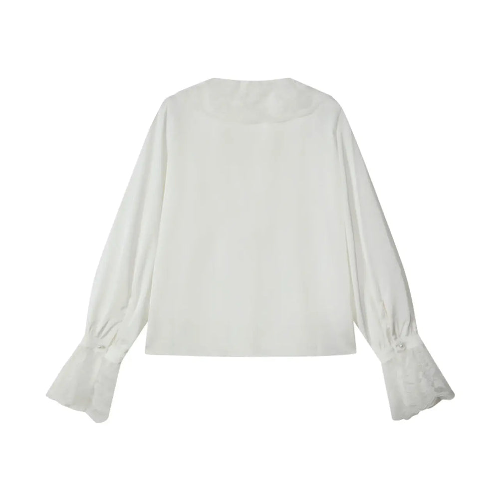 An image of a   6002 Lace Blouse by  Mirra Masa