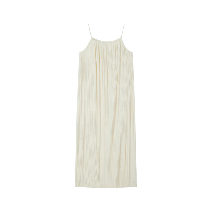An image of a  Almond-One-Size 6411L Slip Dress by  Mirra Masa