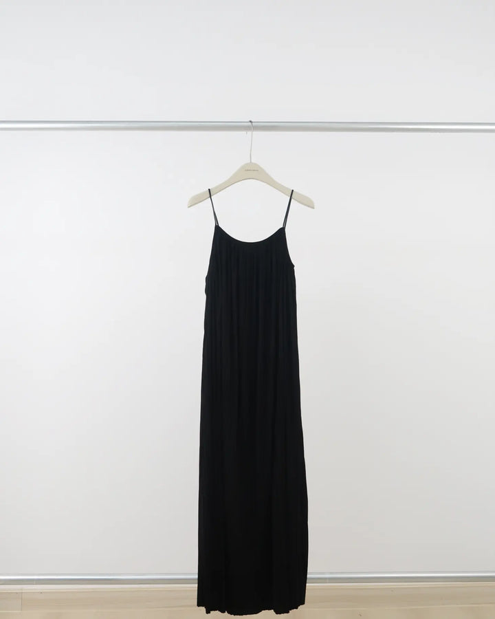 An image of a  Black-One-Size 6411L Slip Dress by  Mirra Masa