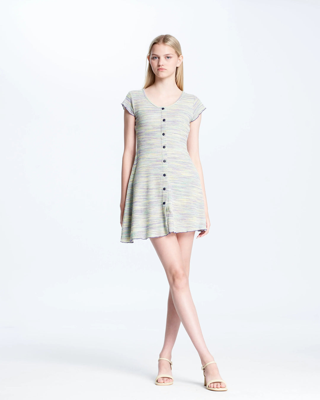 An image of a   6726 Short-Sleeve Dress by  Mirra Masa