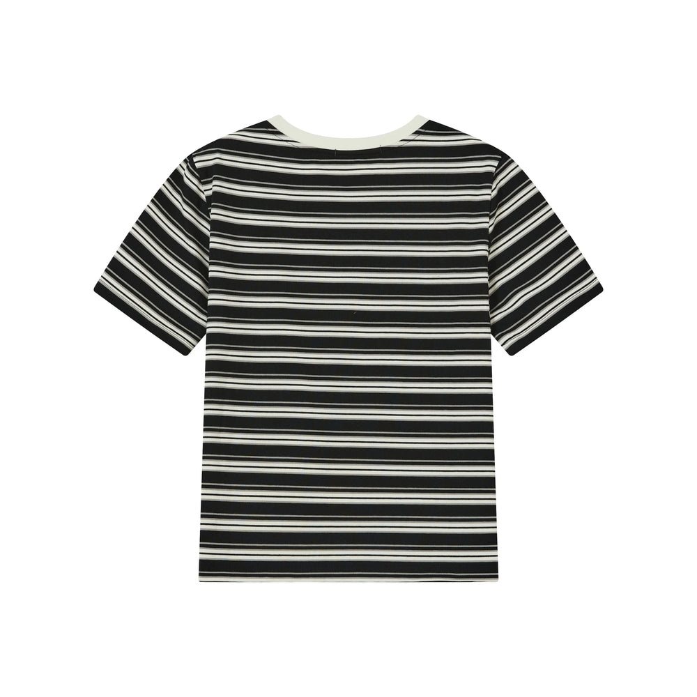 An image of a   72832 Stripe T-Shirt by  Mirra Masa