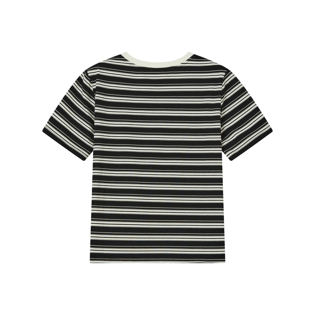 An image of a   72832 Stripe T-Shirt by  Mirra Masa