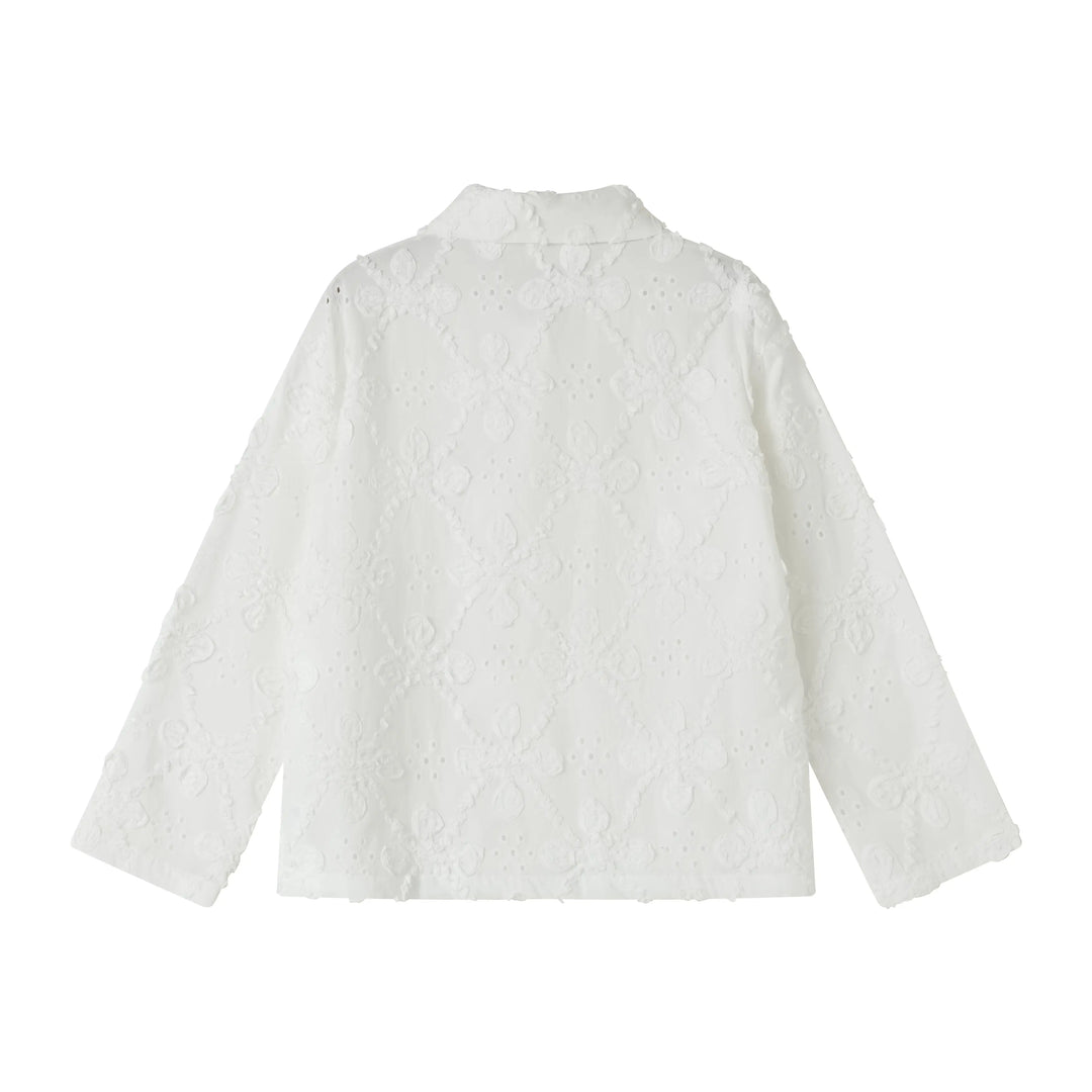 An image of a   8225C Embroidery Blouse by  Mirra Masa