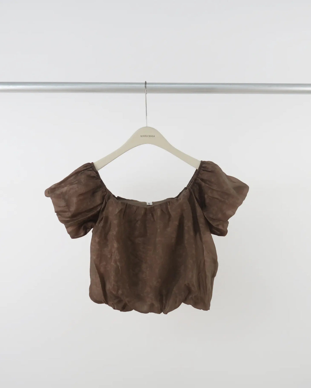 An image of a  Khaki-One-Size 8306 Top by  Mirra Masa