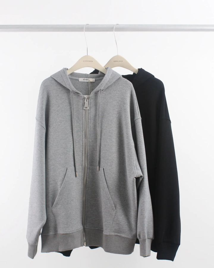 An image of a   85112 XL Zip Oversized Hoodie by  Mirra Masa