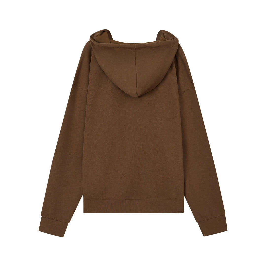 An image of a   8807 Layered Hoodie Top by  Mirra Masa