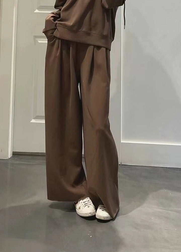 An image of a  Brown-Small 8807 Sweatpants by  Mirra Masa
