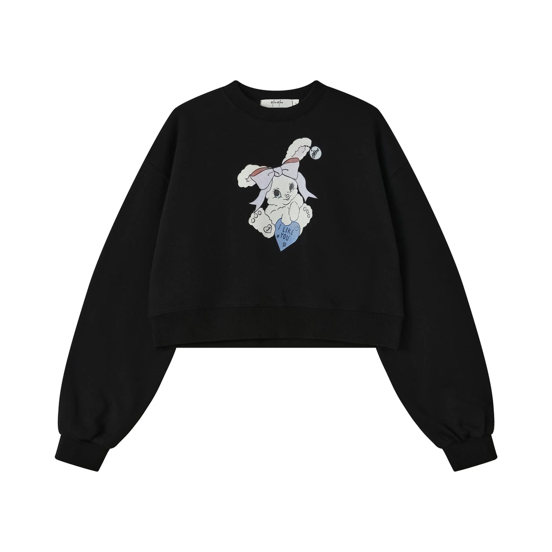 An image of a   8965C Graphic Crewneck Top by  Mirra Masa