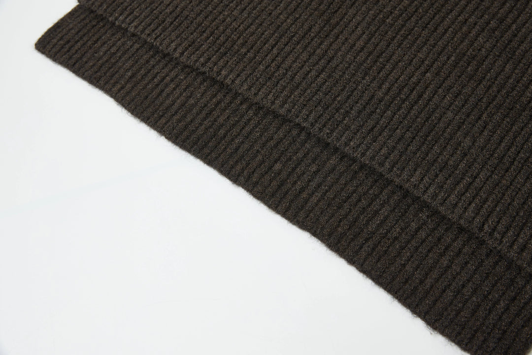 An image of a   9144D Wool Blend Turtleneck Poncho Scarf by  Mirra Masa