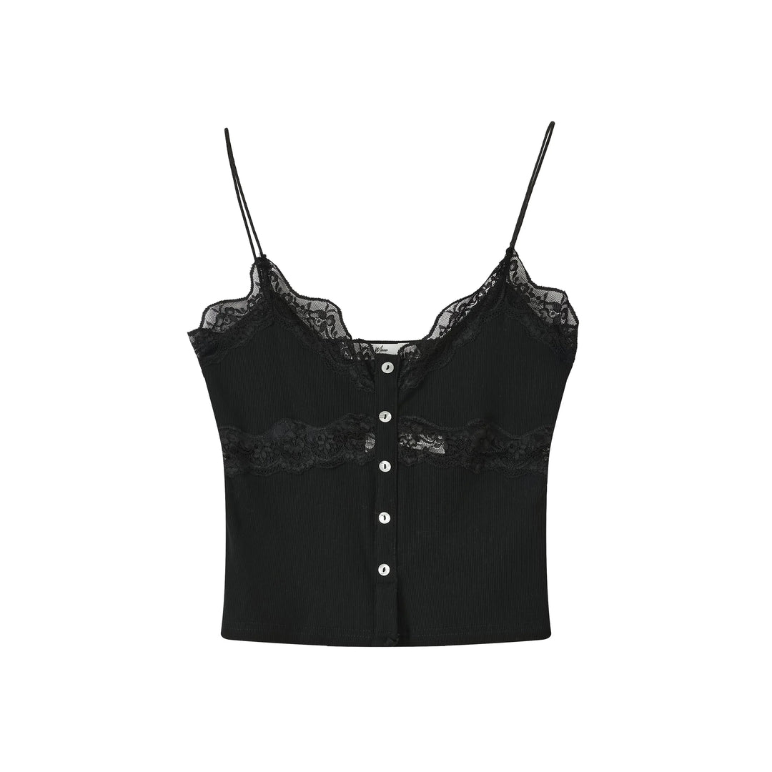 An image of a   9665C Laced Layering Cami Top by  Mirra Masa