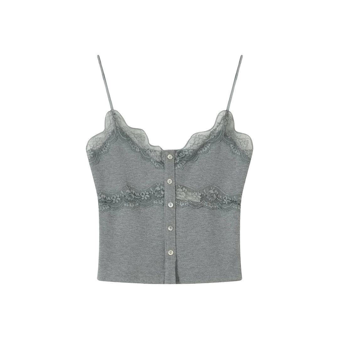 An image of a   9665C Laced Layering Cami Top by  Mirra Masa