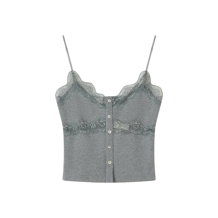 An image of a   9665C Laced Layering Cami Top by  Mirra Masa