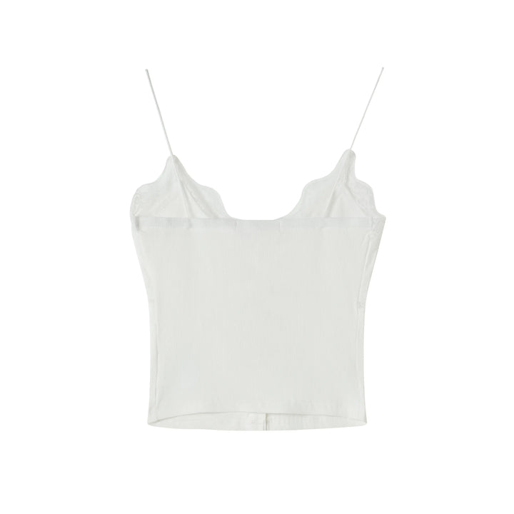 An image of a   9665C Laced Layering Cami Top by  Mirra Masa