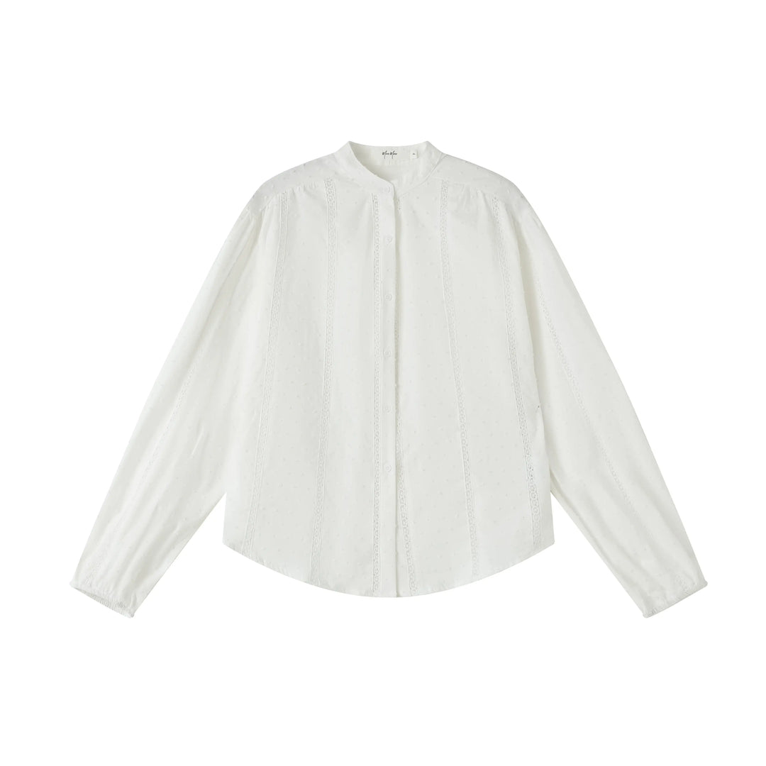 An image of a   9835C Roundneck Blouse by  Mirra Masa